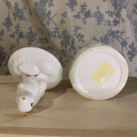 VTG Easter Bunny Rabbit Lidded Trinket Box - Picture 9 of 10